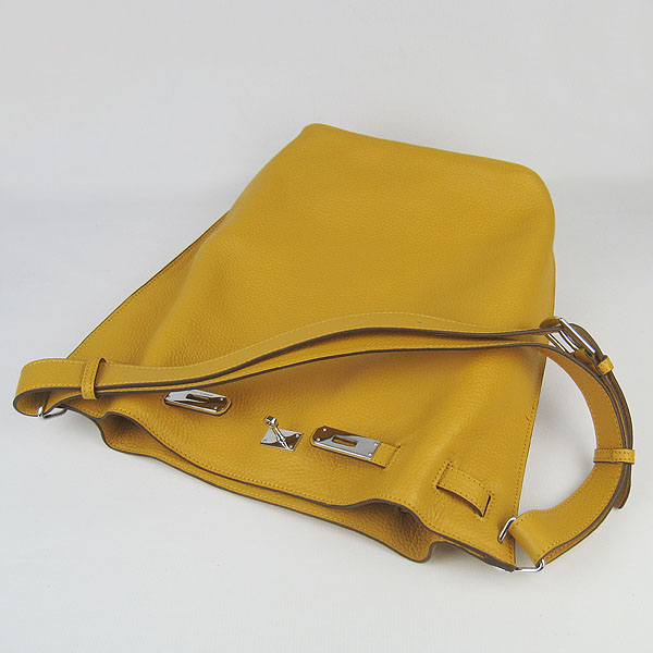 Replica Hermes Jypsiere 34 Togo Leather Messenger Bag Yellow H2804 - 1:1 Copy